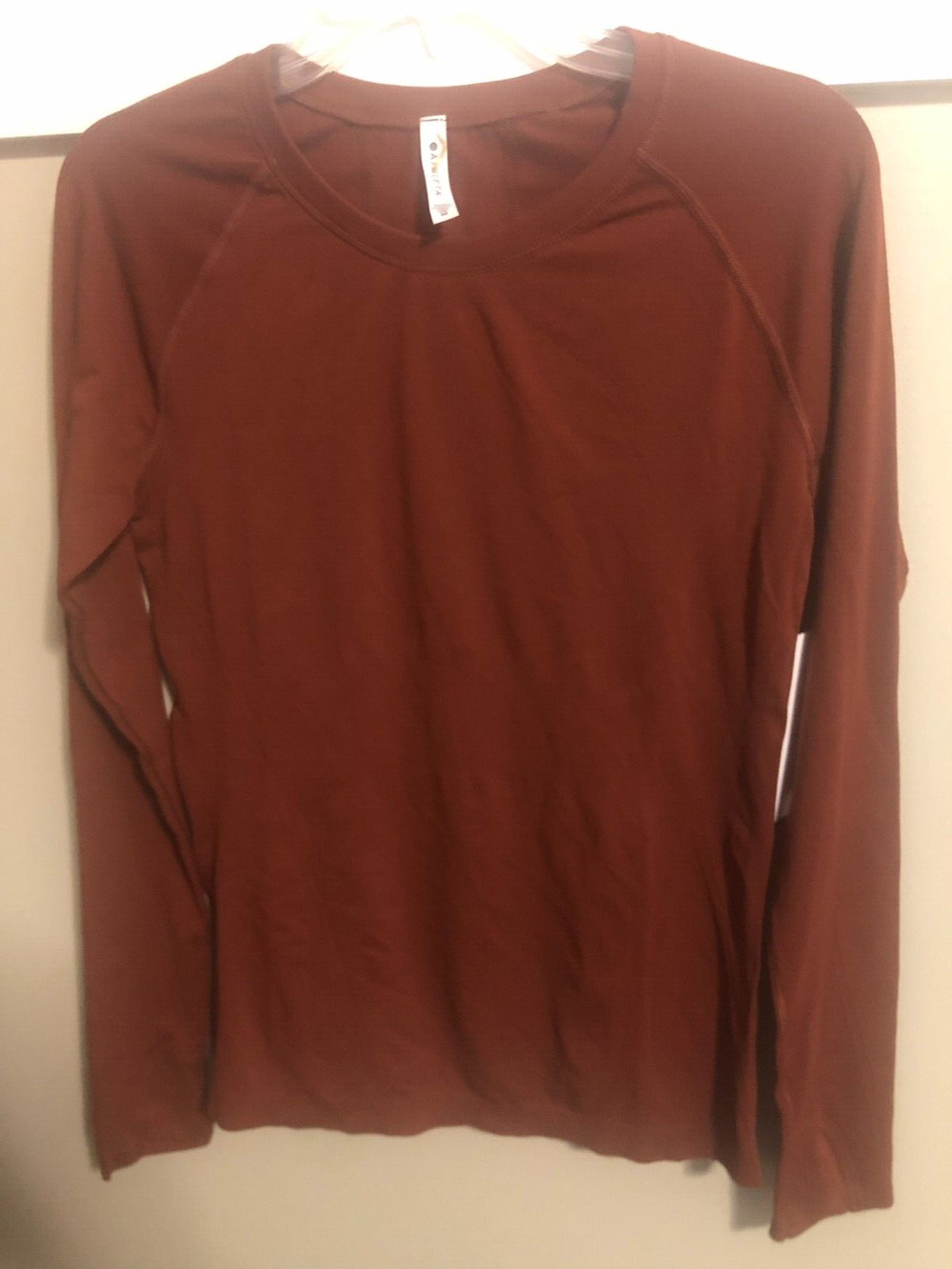 NWOT Athleta Momentum Top, Dried Cinnamon SIZE XL #530524 X0819H